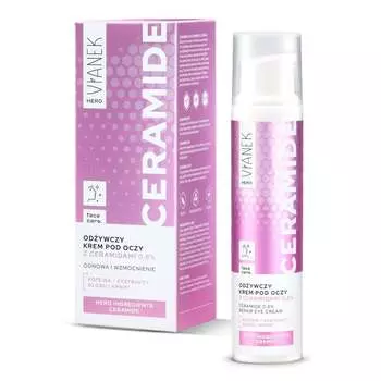 Крем для кожи вокруг глаз Vianek Hero с керамидами, питательный, 15 мл