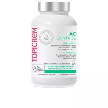 Крем для лечения кожи лица Ac control piel limpia cpsulas Topicrem, 60 капсул