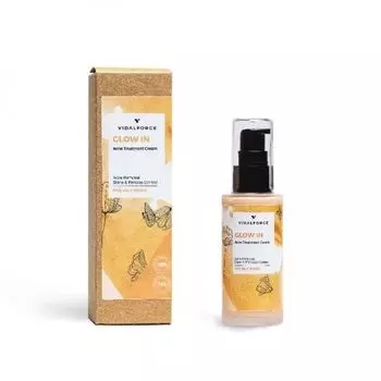Крем для лечения кожи лица Glow in crema anti-acn Vidal force, 50 мл