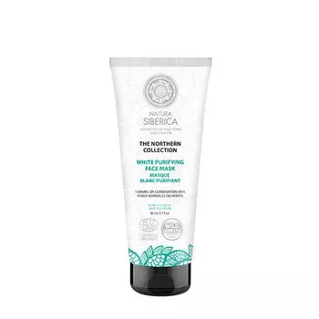 Крем для лечения кожи лица Mascarilla facial blanca Natura siberica, 80 мл