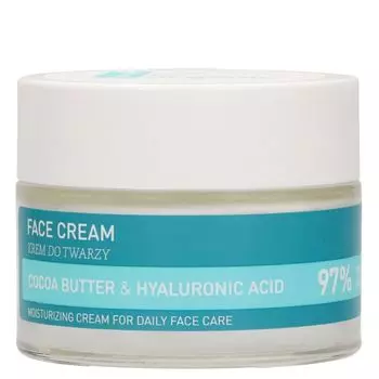 Крем для лица Be Organic Maso Kakaowe & Kwas Hialuronowy, 50 мл