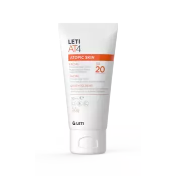 Крем для лица Crema Hidratante facial con SPF20 para piel atpica y/o seca Leti, 50 ml