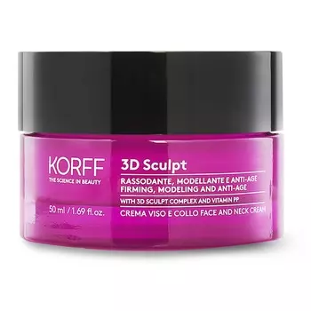 Крем для лица и шеи 3d sculpt face and neck cream Korff, 50 мл