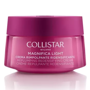 Крем для лица и шеи magnifica light replumping redensifying cream Collistar, 50 мл