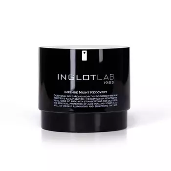 Крем для лица Lab Intense Night Recovery, 50 мл, 1,7 жидких унции — уход за кожей с маслами семян клубники и семян шиа, Inglot
