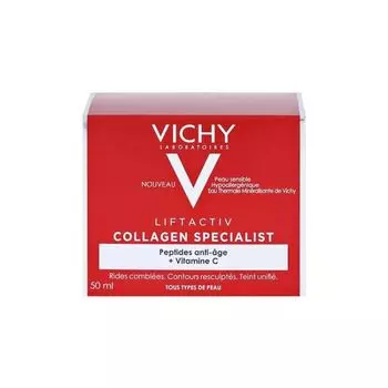 Крем для лица Liftactiv коллагеновый специализированный Vichy, 50 мл