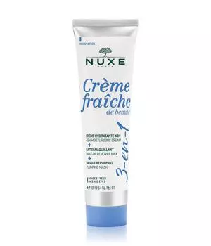 Крем для лица NUXE Crme Frache de Beaut 3-in-1 Multifunktionspflege Reinigung, Feuchtigkeitscreme und Maske, 100 ml