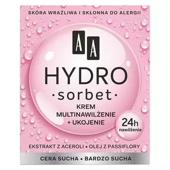 Крем для лица Oceanic Hydro Sorbet с ацеролой для сухой кожи 50мл, Aa