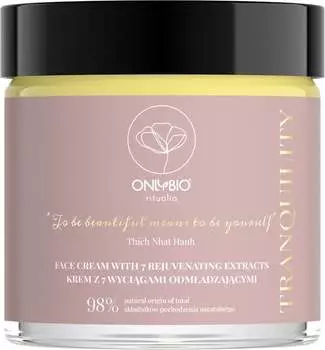 Крем для лица Only Bio Ritualia Tranquility с 7 омолаживающими экстрактами 50мл