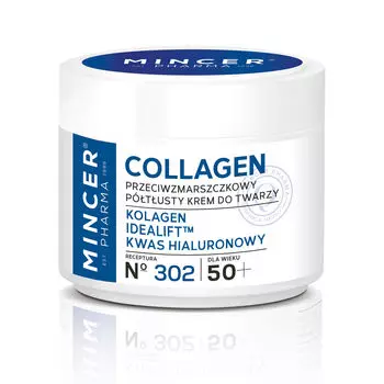 Крем для лица от морщин 50+ Mincer Pharma Collagen, 50 мл