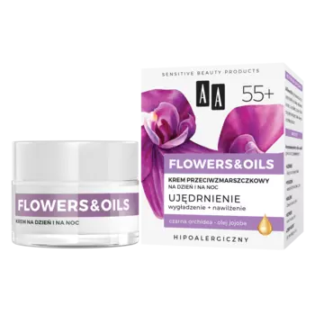 Крем для лица от морщин 55+ на день и ночь Aa Flowers&Oils, 50 мл