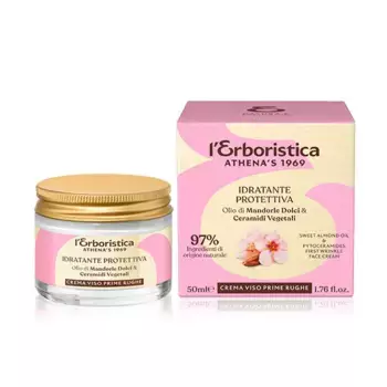 Крем для лица от первых морщин Idratante Protettiva L'Erboristica, 50 ml