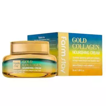 Крем для лица питательный с коллагеном, 55 мл FarmStay Gold Collagen