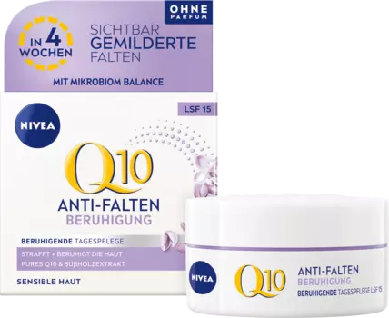 Крем для лица против морщин Q10 Успокаивающий SPF 15 500мл NIVEA