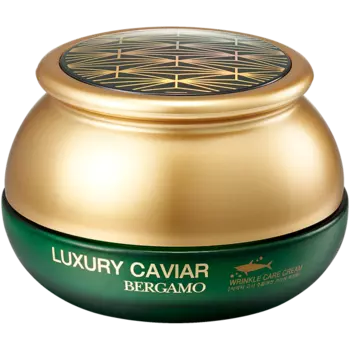 Крем для лица против морщин с икрой, 50 г Bergamo Luxury caviar