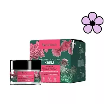 Крем для лица против морщин с расторопшей 50мл, Vis Plantis