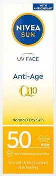 Крем для лица против морщин с высокой защитой SPF 50, 50 мл NIVEA SUN