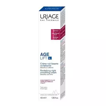 Крем для лица разглаживающий восстанавливающий ночной Uriage Age Lift, 40 мл