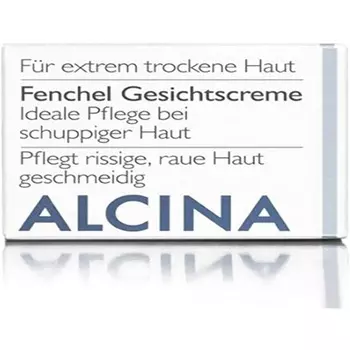 Крем для лица с фенхелем, питательная косметика, 100 мл, 3 шт., Alcina