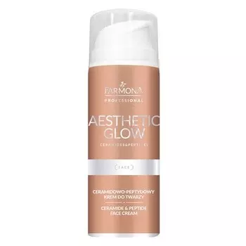 Крем для лица с керамидами и пептидами Aesthetic Glow 150 мл Farmona