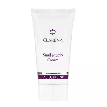 Крем для лица с улиточной слизью для раздраженной кожи, 15 мл Clarena Poison line