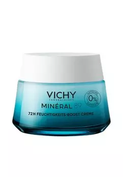 Крем для лица VICHY FACE CARE VICHY MINRAL 89 CREME: FEUCHTIGKEITSSPENDENDE GESICHTSCREME MIT MINERALIEN, LANGKETTIGER HYALURONSURE, NIACINAMID (B3), VITAMIN E UND SQUALAN., цвет transparent