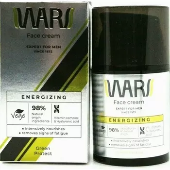 Крем для лица Wars Energizing Green Protect Expert для мужчин, 1,7 унции/50 мл, Miraculum