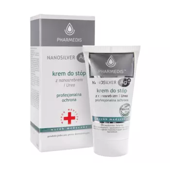 Крем для ног с наносеребром и мочевиной, 50 мл Pharmedis Linia medyczna