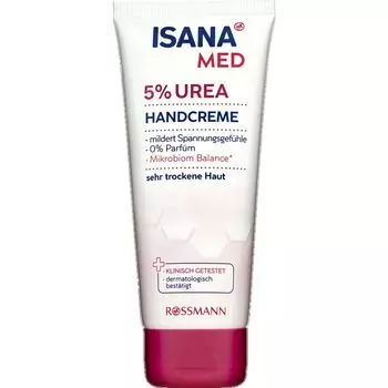 Крем для рук 5,5% мочевина ISANA, 100 ml