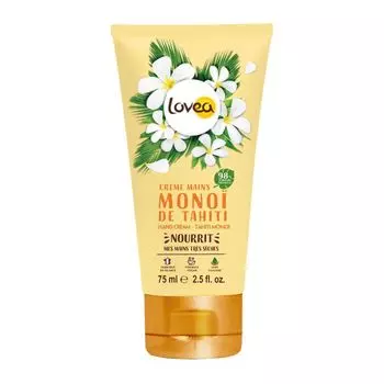Крем для рук Crema de Manos Monoi de Tahiti Lovea, 75 ml