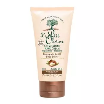 Крем для рук Crema de Manos Reparadora con Manteca de Karit Le Petit Olivier, 75 ml