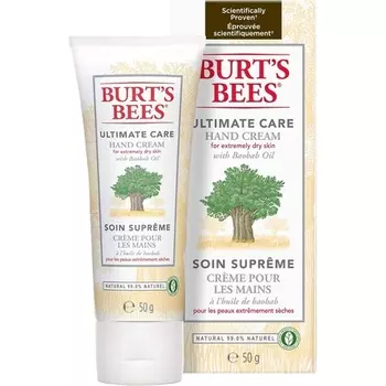 Крем для рук для сухих рук Ultimate Care Увлажняющий крем для рук с маслом баобаба 50 г, Burt'S Bees