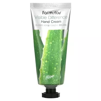 Крем для рук Farmstay Visible Difference алоэ, 100 г