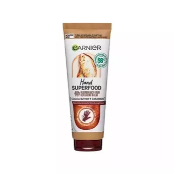 Крем для рук Garnier Hand Superfood регенерирующий с маслом какао 75мл