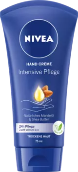 Крем для рук интенсивный уход с натуральным миндальным маслом и маслом ши 750мл NIVEA