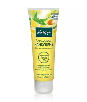 Крем для рук Kneipp Sekunden-Handcreme Zitronenverbene - Avocadobutter, 20 ml