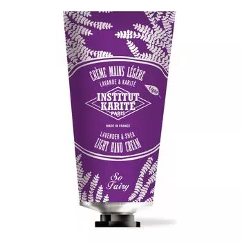 Крем для рук с маслом ши и лавандой Institut Karite Light Shea Hand Cream So Fairy, 75 мл