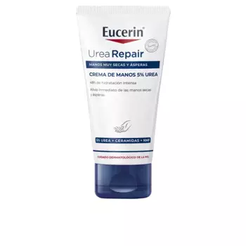 Крем для рук Urearepair plus crema de manos 5% urea Eucerin, 75 мл.