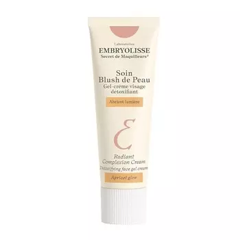 Крем для сияющего цвета лица Embryolisse, увлажняющий крем для лица с гибридным макияжем и гиалуроновой кислотой, масло ши, персиковый оттенок, 1,01 жидкая унция.
