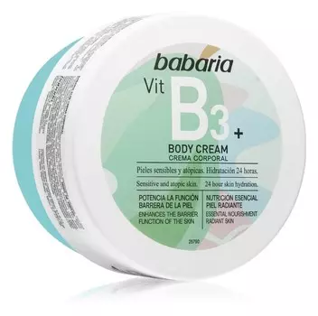 Крем для тела для чувствительной кожи Babaria Vitamin B3