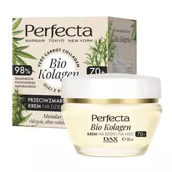 Крем дневной и ночной против морщин 70+ Perfecta Bio Collagen