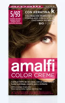 Крем-краска для волос 5/93 ЗОЛОТО-КОРИЧНЕВЫЙ AMALFI