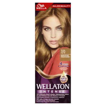 Крем-краска для волос 7/0 средний блондин wella wellaton intense Wella Ton Intense, 1 упаковка