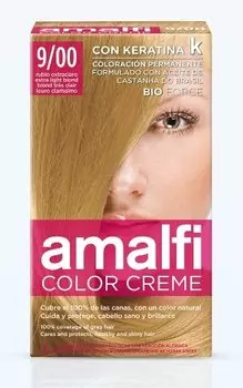 Крем-краска для волос 9/00 ОЧЕНЬ СВЕТЛЫЙ БЛОНД АМАЛЬФИ amalfi