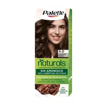Крем-краска для волос без аммиака Naturals Coloracin Permanente Palette Naturals, цвет castao medio