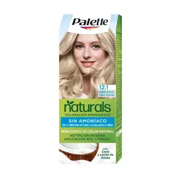 Крем-краска для волос без аммиака Naturals Coloracin Permanente Palette Naturals, цвет rubio extra claro ceniza