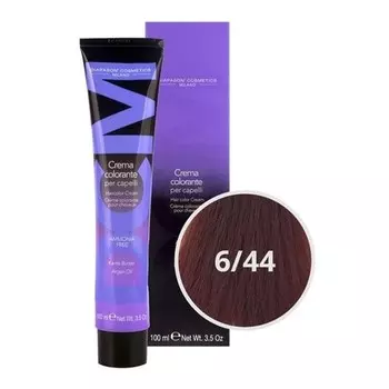 Крем-краска для волос DCM без аммиака 6/44 Красное дерево 100 мл Lisap