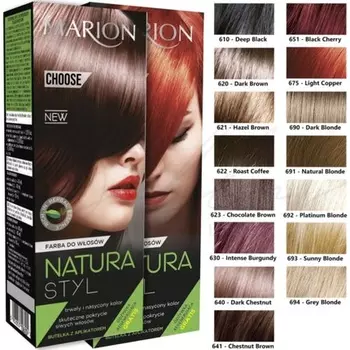 Крем-краска для волос Natura Styl Permanent Pleasant Color 80 мл Marion