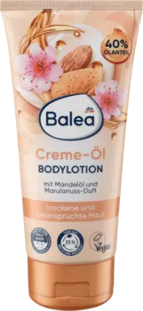 Крем-лосьон для тела с миндальным маслом и усилителем Аромат марулы ореховый 200мл Balea