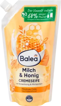 Крем-мыло молочко Мед сменная упаковка 500мл Balea
